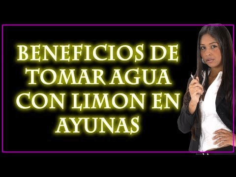 Beneficios del agua con limón en ayunas