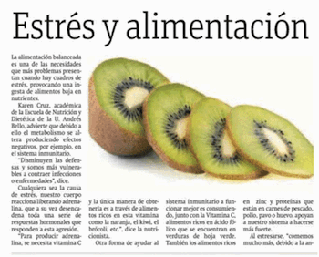 La Alimentación equilibrada y el estrés La Alimentacion equilibrada y el estres Alimentación equilibrada y el estrés