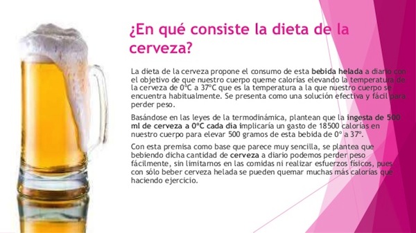 La Dieta de la cerveza